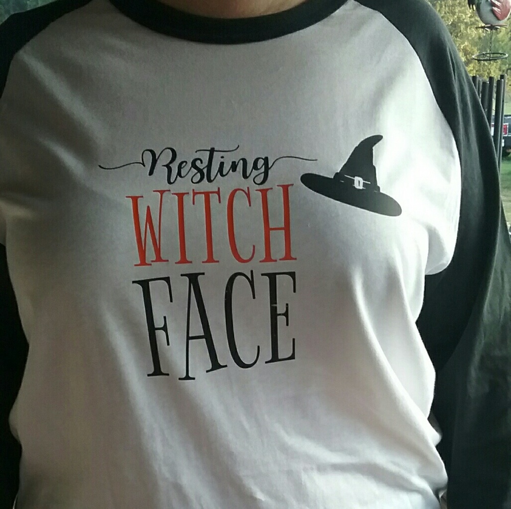 Halloween Resting Witch Face T-shirt